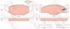 Pastillas delanteras de freno GDB454 TRW