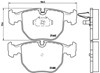 Pastillas freno delanteras P06021 BREMBO