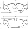 Pastillas delanteras de freno P06024 BREMBO