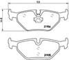 Pastillas de freno traseras P06025 BREMBO