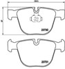 Pastillas de freno traseras P06026 BREMBO