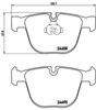 Pastillas de freno traseras P06050 BREMBO