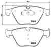 Pastillas delanteras P06054 BREMBO