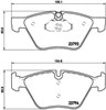 Pastillas freno delanteras P06057 BREMBO