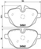 Pastillas de freno traseras P06064 BREMBO