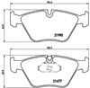 Pastillas delanteras de freno P06065 BREMBO