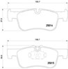 Pastillas delanteras de freno P06078 BREMBO