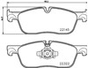 Pastillas delanteras de freno P36035 BREMBO