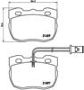 Pastillas freno delanteras P44004 BREMBO