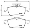 Pastillas de freno traseras P59042 BREMBO