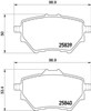 Pastillas de freno traseras P61122 BREMBO