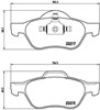 Pastillas delanteras P68048 BREMBO