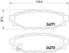 Pastillas de freno traseras P78020 BREMBO