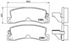 Pastillas de freno traseras P83015 BREMBO