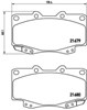 Pastillas delanteras de freno P83069 BREMBO