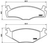 Pastillas freno delanteras P85024 BREMBO