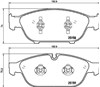 Pastillas freno delanteras P85127 BREMBO