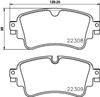 Pastillas de freno traseras P85154 BREMBO