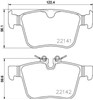 Pastillas de freno traseras P86029 BREMBO