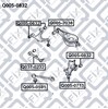 Silentblock de mangueta trasera Q0050832 Q-FIX