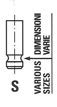 Válvula de admisión R6147S Freccia