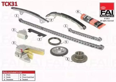 Kit de cadenas de distribución TCK31 FAI