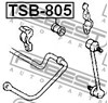 Soporte, estabilizador eje trasero TSB805 FEBEST