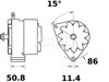 Termostato TX2888D MAHLE