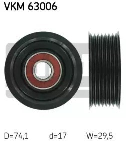 Polea loca, tensor multi-v VKM63006