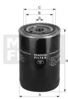 Filtro hidráulico W13746 Mann-Filter