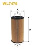 Filtro de aceite motor WL7478 WIX