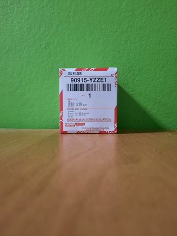 TOYOTA 90915YZZE1 Filtro de aceite comprar Tarragona