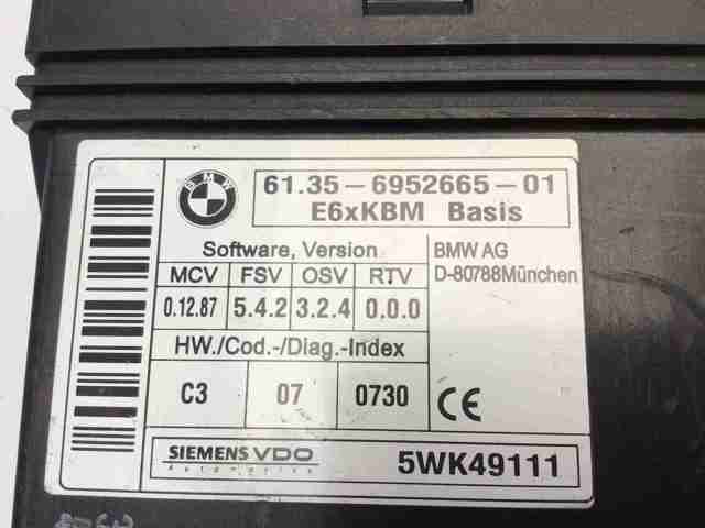 61356952665 BMW
