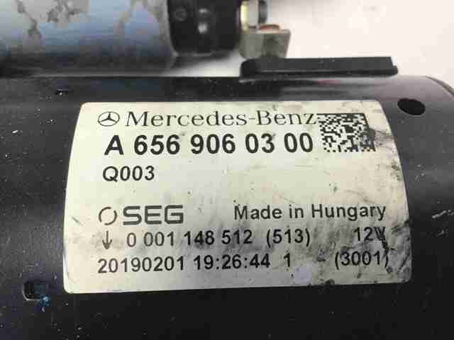 Motor de arranque A6569060300 Mercedes