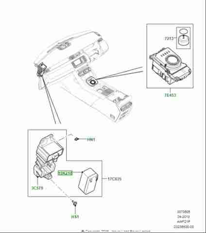 Batería de arranque BJ3219G207CAA Land Rover