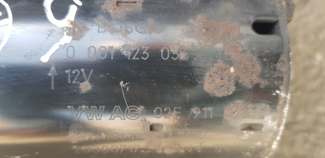 BOSCH 0001123036 Motor de arranque  en stock Salamanca