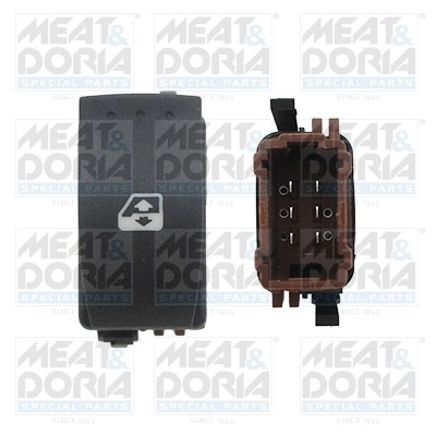 Botón de encendido, motor eléctrico, elevalunas, puerta delantera derecha EWSRE012 NTY