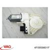 Motor eléctrico, elevalunas, puerta trasera izquierda 4F0959801F VAG