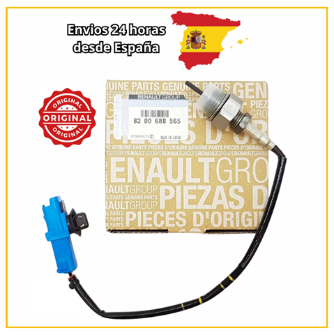 Sensor de temperatura de gases de escape antes del catalizador 8200688565 RENAULT