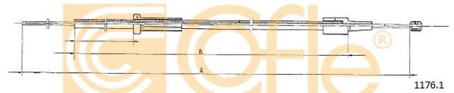 11761 Cable de capó del motor  en stock Granada
