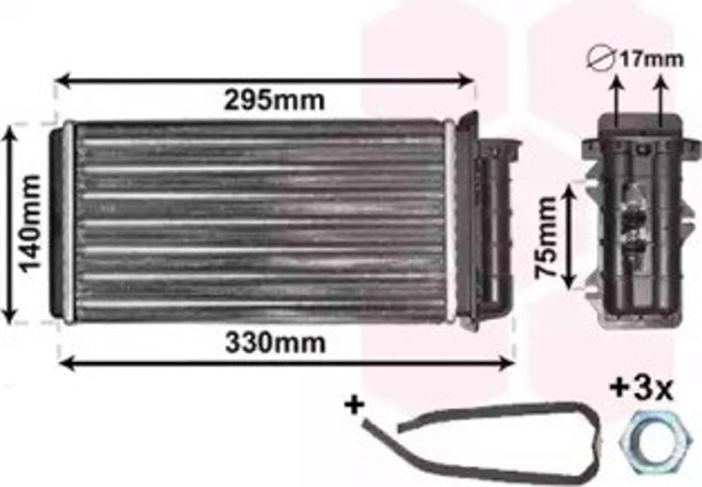 17006183 Radiador calefacción  en stock Castellón