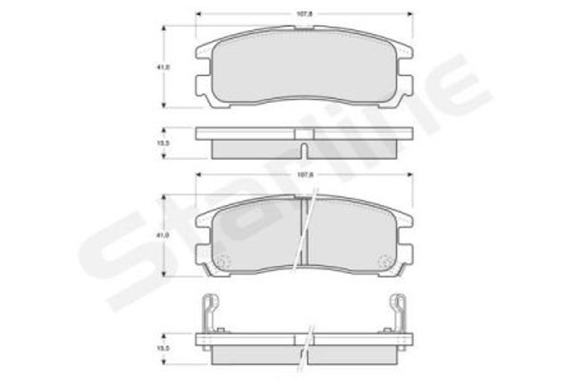BDS230 Pastillas de freno traseras comprar Almería