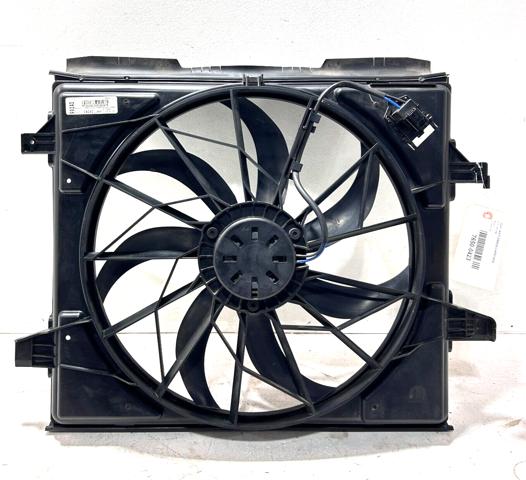 Difusor de radiador, ventilador de refrigeración, condensador del aire acondicionado, completo con motor y rodete 55037992AD Chrysler