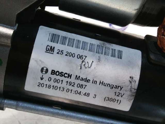 Arrancador 0001192087 OPEL