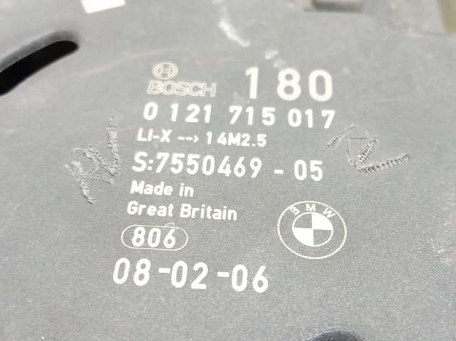Alternador de coche 0121715017 BMW