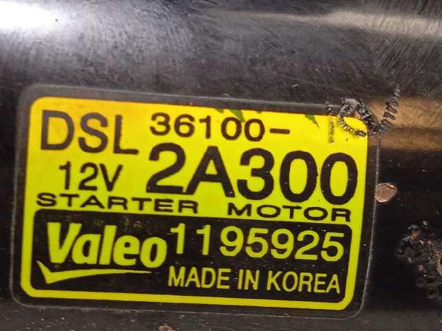 1195925 HYUNDAI Motor de arranque  en stock Córdoba