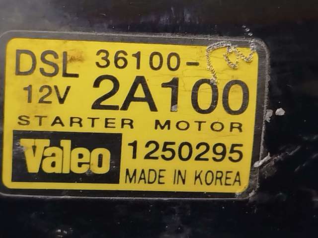 HYUNDAI 1250295 Motor de arranque  disponible Valladolid