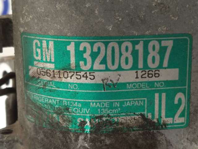 Compresor de ac 13208187 OPEL