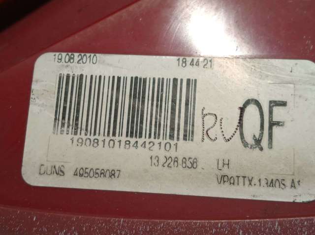 OPEL 13226856 Piloto trasero izquierdo  comprar en Murcia