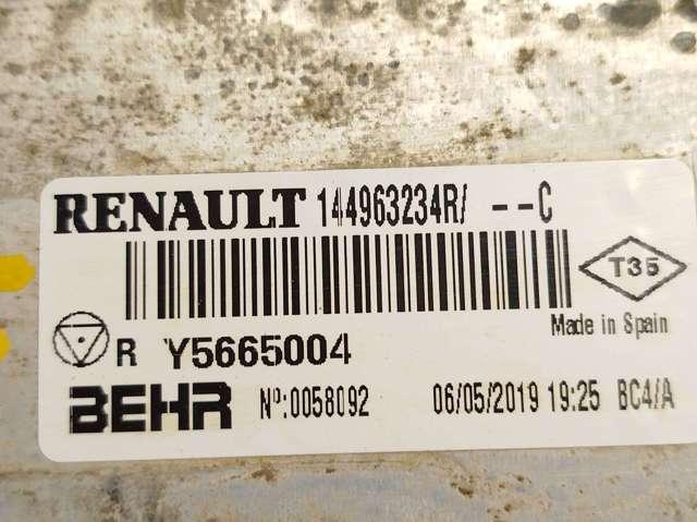 144963234R RENAULT Intercooler  comprar en Lleida